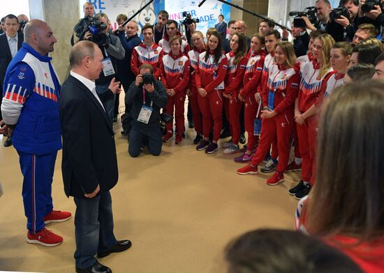 President Putin's working trip to Krasnoyarsk