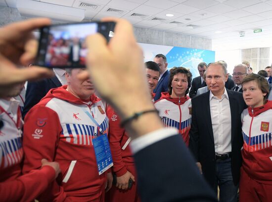 President Putin's working trip to Krasnoyarsk