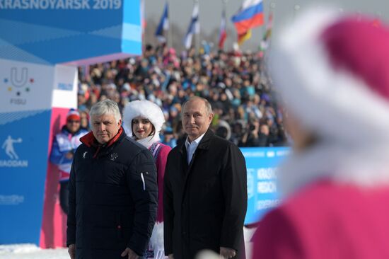 President Putin's working trip to Krasnoyarsk