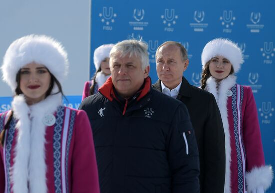 President Putin's working trip to Krasnoyarsk