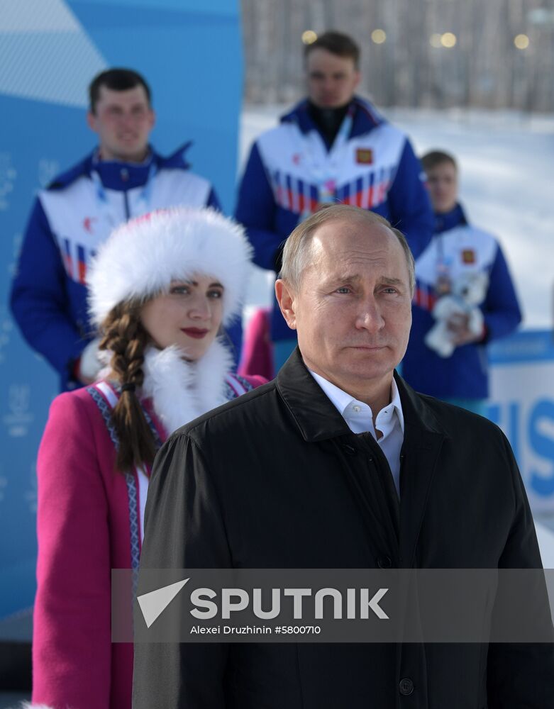 President Putin's working trip to Krasnoyarsk