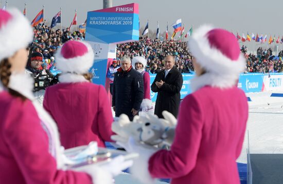 President Putin's working trip to Krasnoyarsk