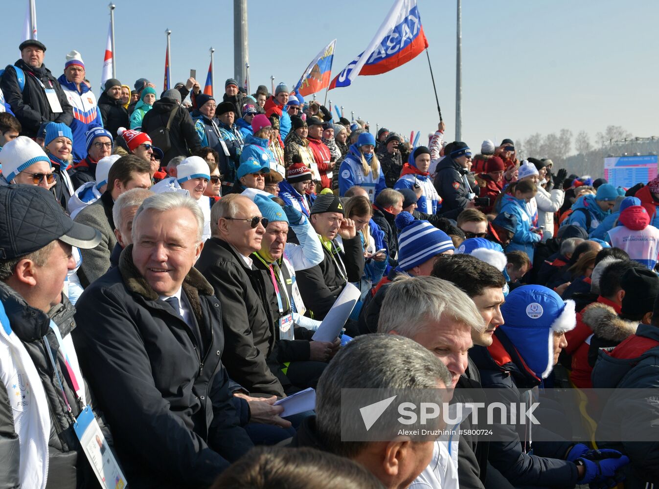 President Putin's working trip to Krasnoyarsk