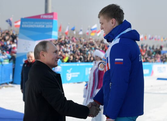 President Putin's working trip to Krasnoyarsk