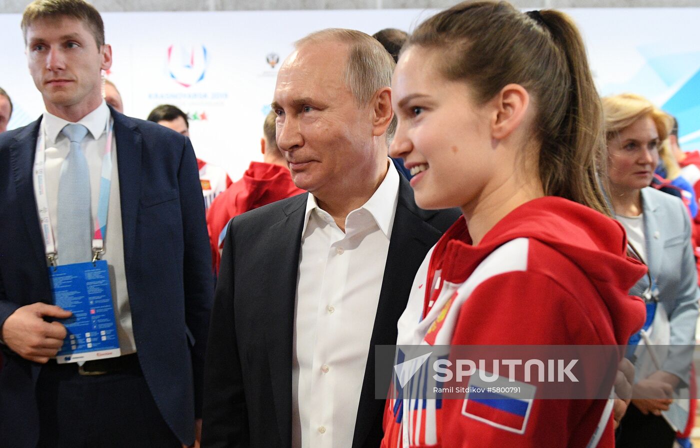 Russia Universiade Putin