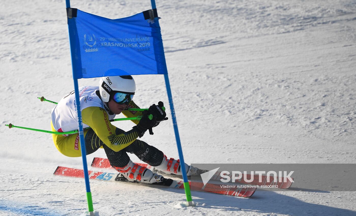 Russia Universiade Alpine Men Super-G