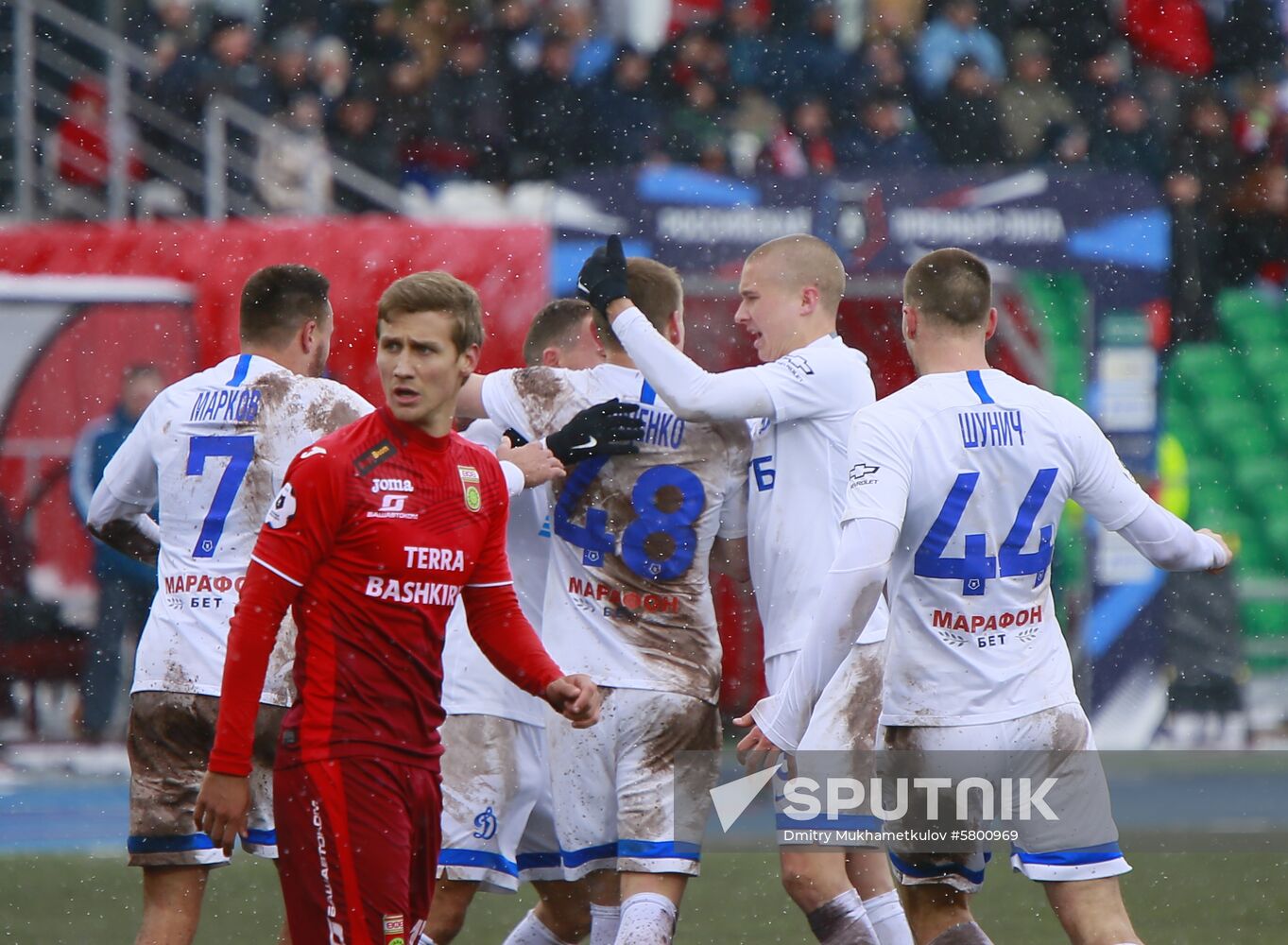 Russia Soccer Premier-League Ufa - Dynamo