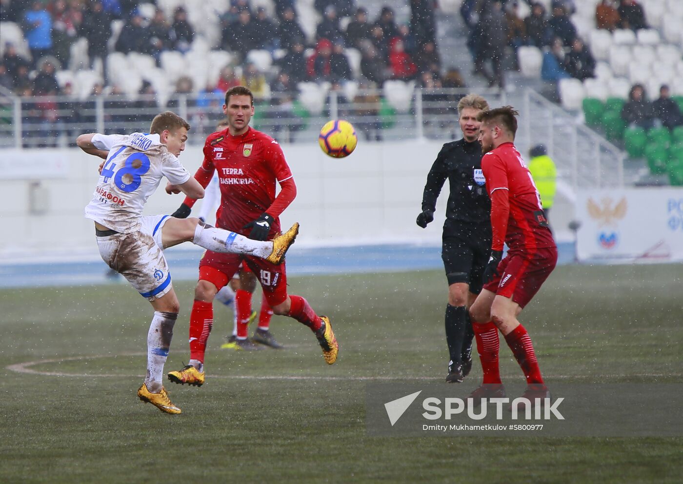 Russia Soccer Premier-League Ufa - Dynamo