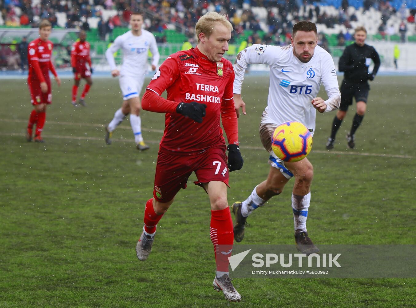 Russia Soccer Premier-League Ufa - Dynamo