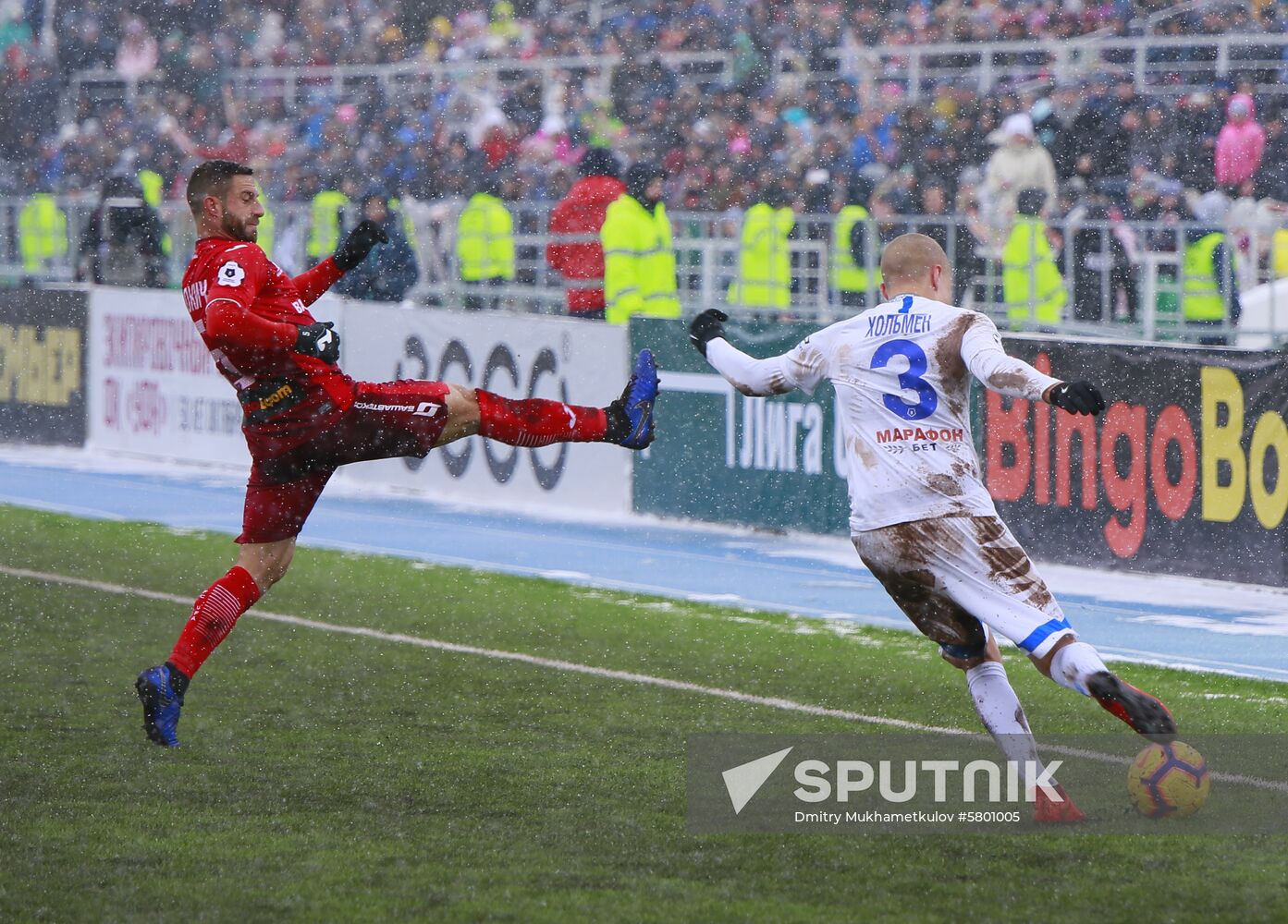 Russia Soccer Premier-League Ufa - Dynamo