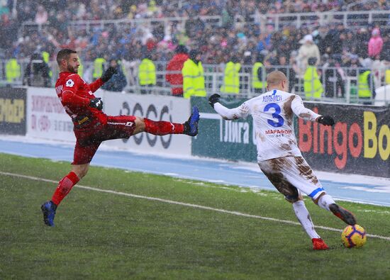 Russia Soccer Premier-League Ufa - Dynamo