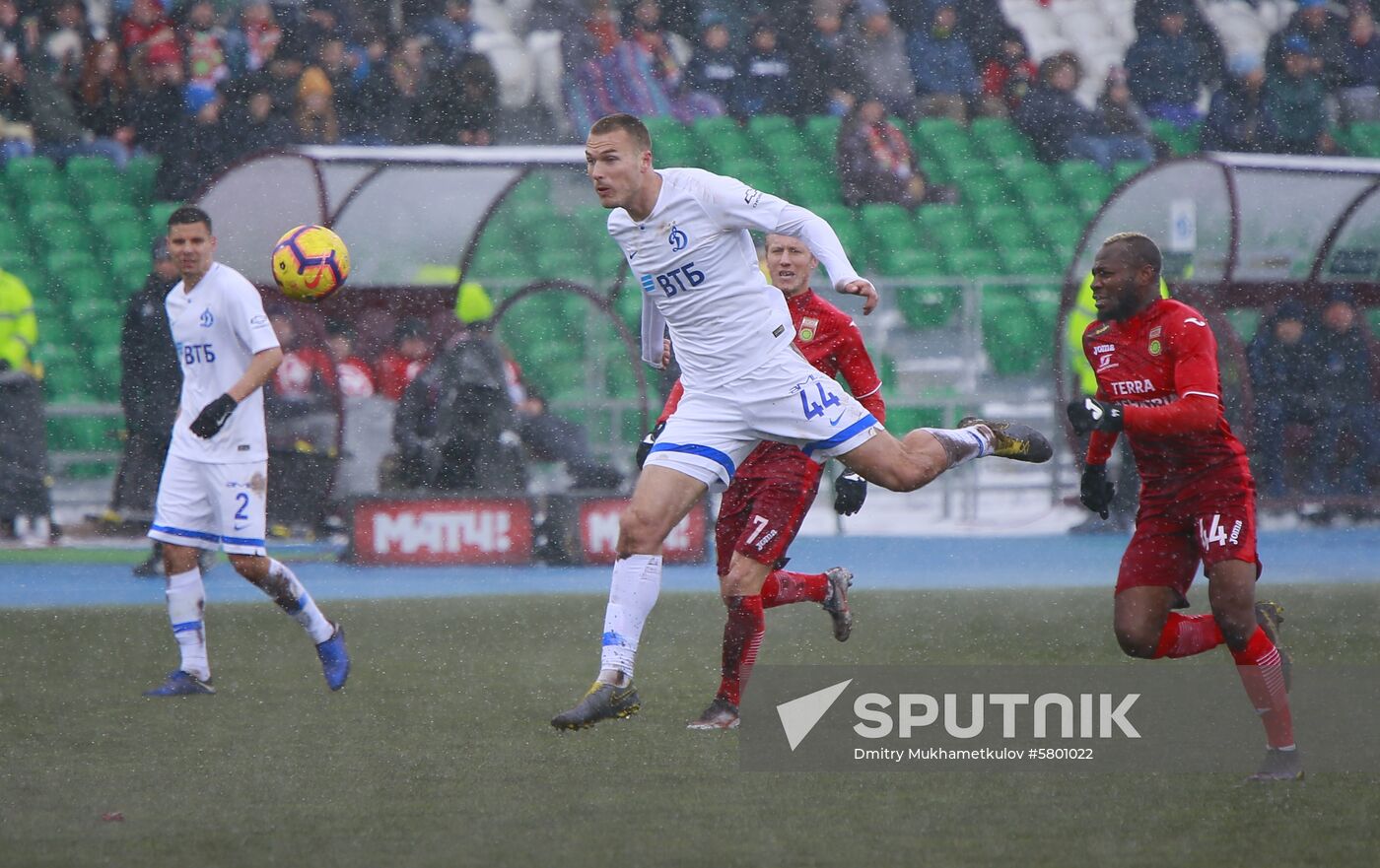 Russia Soccer Premier-League Ufa - Dynamo