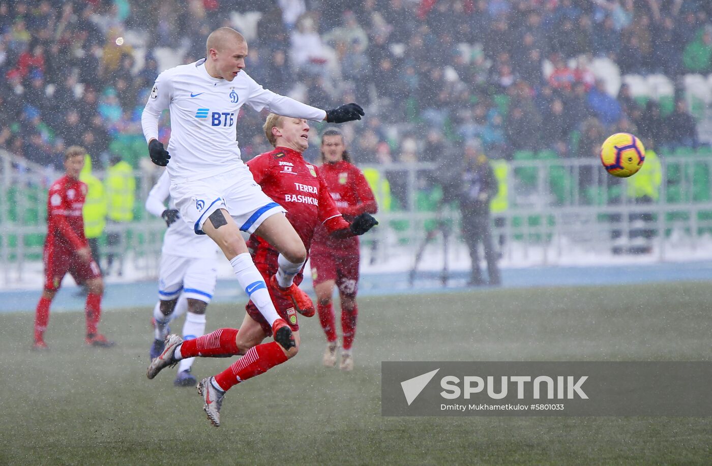 Russia Soccer Premier-League Ufa - Dynamo