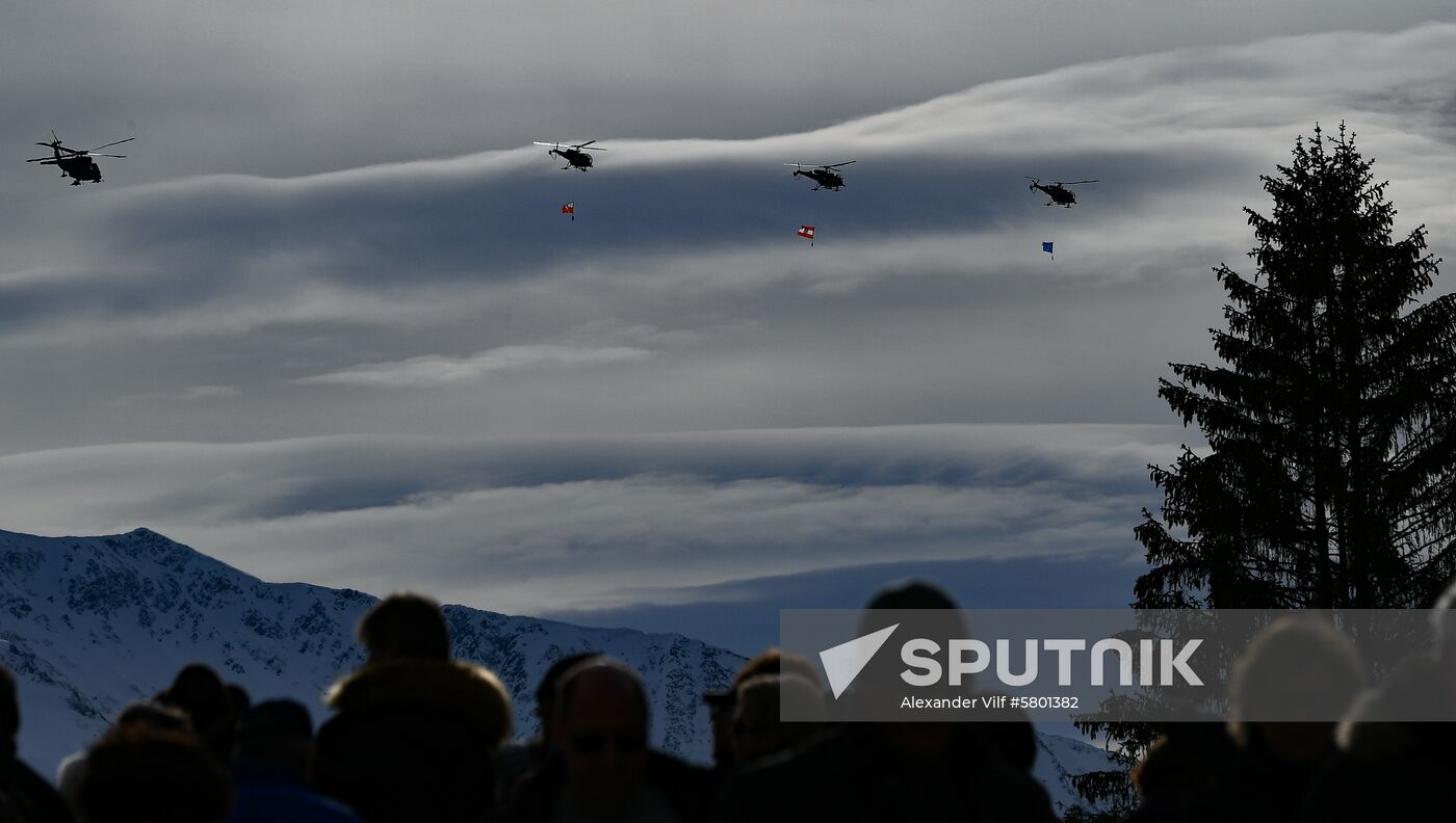 Austria Ski Worlds Men Mass Start