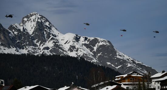 Austria Ski Worlds Men Mass Start
