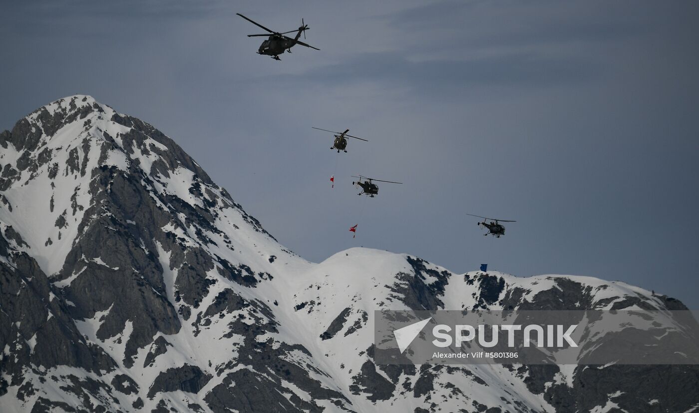 Austria Ski Worlds Men Mass Start