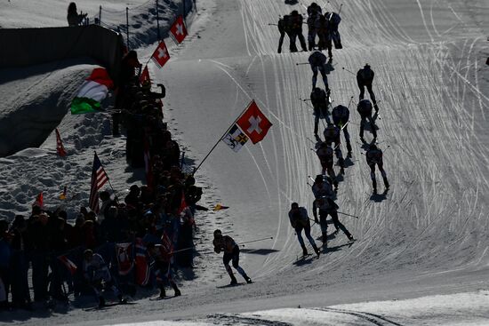 Austria Ski Worlds Men Mass Start