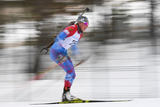 Russia Universiade Biathlon Individual Race Women