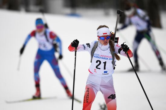 Russia Universiade Biathlon Individual Race Women 