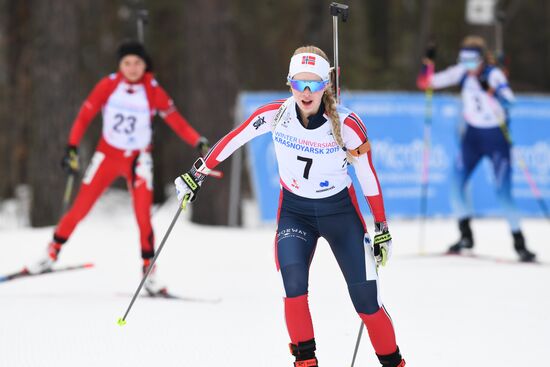 Russia Universiade Biathlon Individual Race Women 