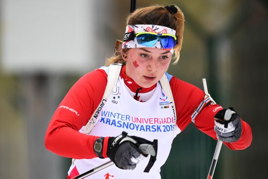 Russia Universiade Biathlon Individual Race Women 