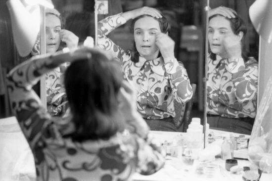 Soviet Ukrainian actress Ada Rogovtseva
