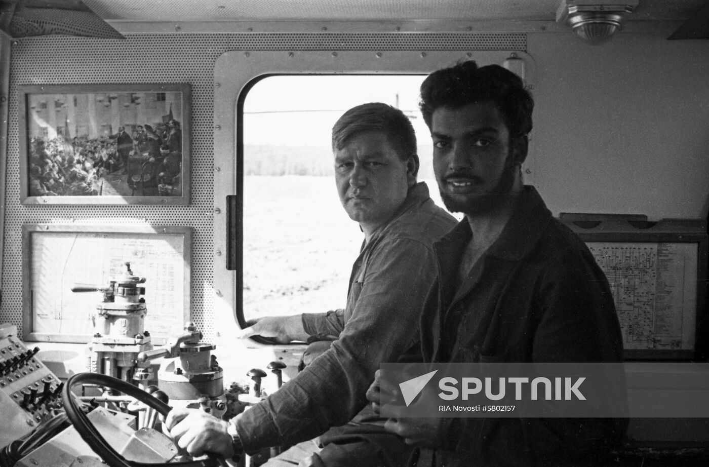 Peoples' Friendship University student in international student brigade