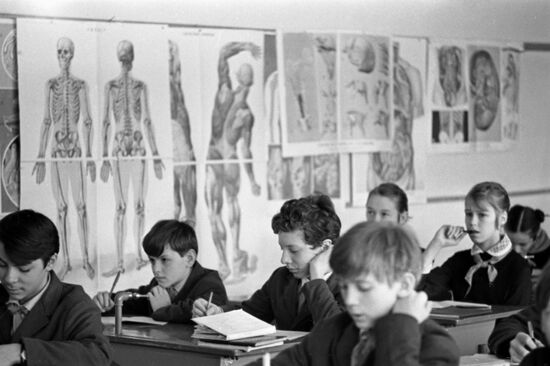 Students at Moscow Academic School of Choreography