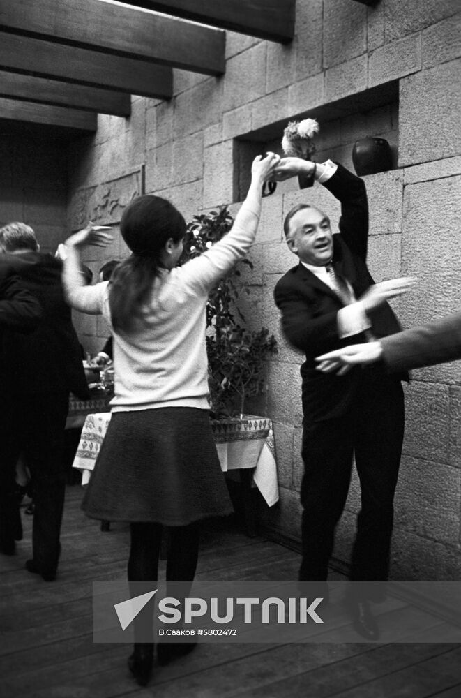 US Secretary of Commerce Maurice Stans visits USSR