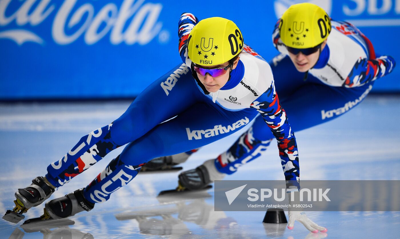Russia Universiade Short Track Women