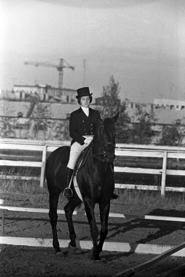 World champion in dressage Yelena Petushkova