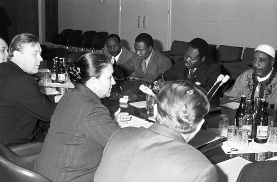 Parliamentary delegation of Republic of Chad visits USSR