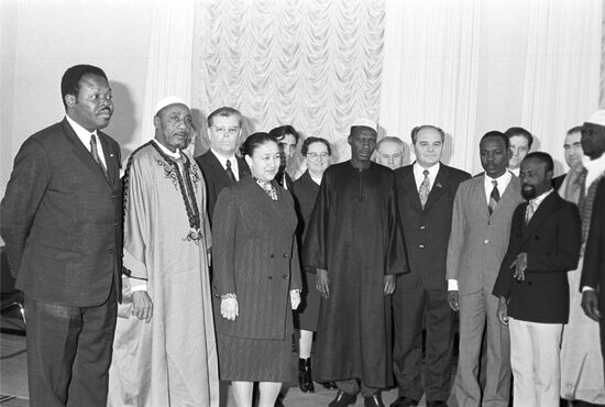 Parliamentary delegation of Republic of Chad visits USSR