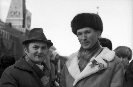 Celebration of 70th anniversary of Great October Socialist Revolution