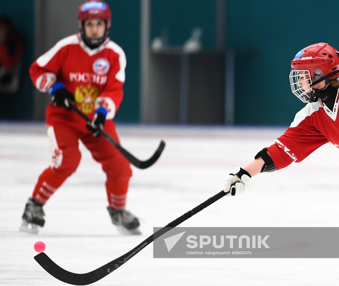 Russia Universiade Bandy Women US - Russia