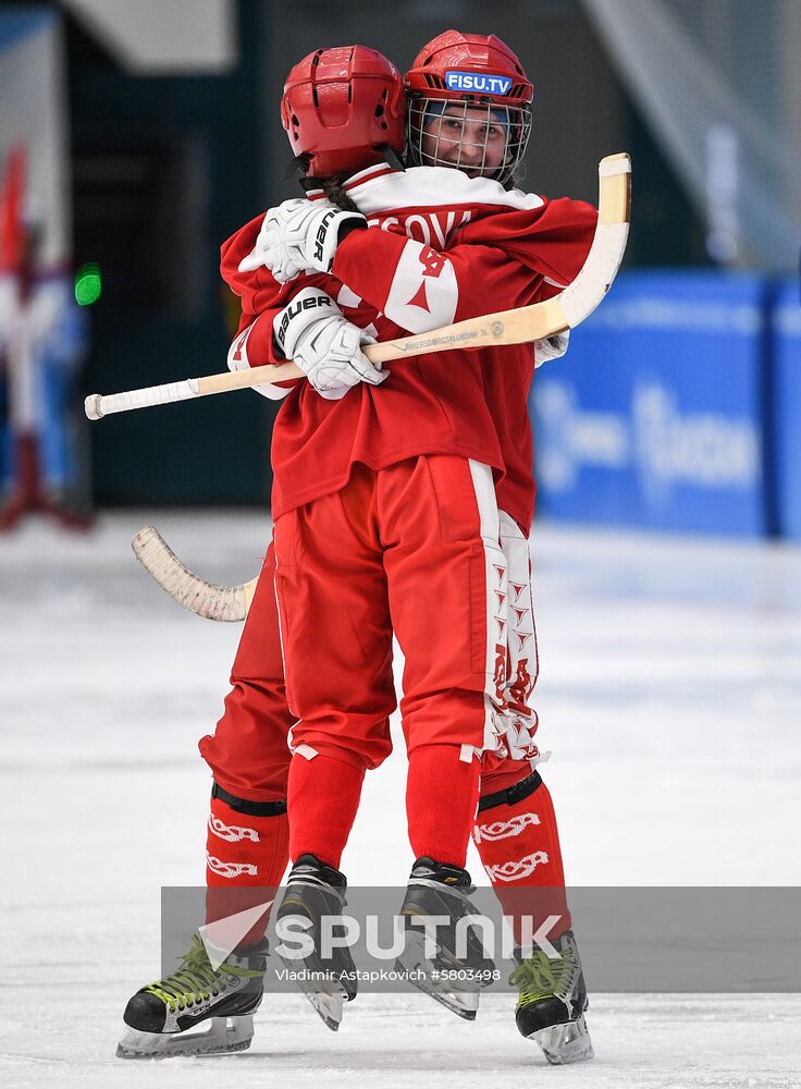 Russia Universiade Bandy Women US - Russia