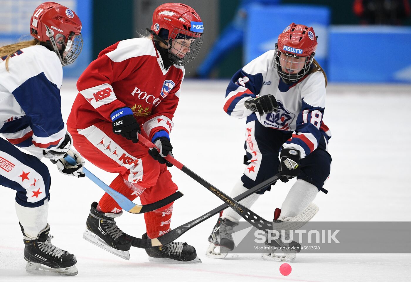 Russia Universiade Bandy Women US - Russia