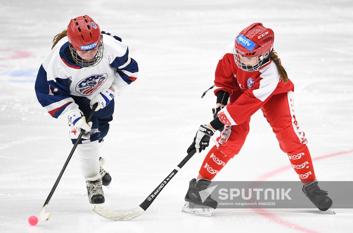 Russia Universiade Bandy Women US - Russia