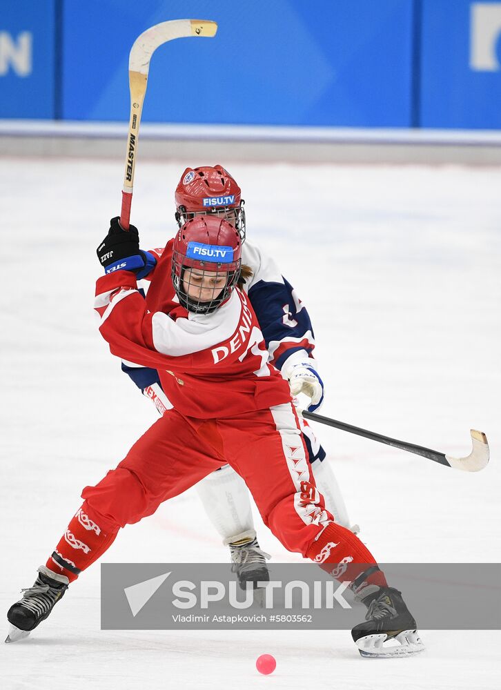 Russia Universiade Bandy Women US - Russia