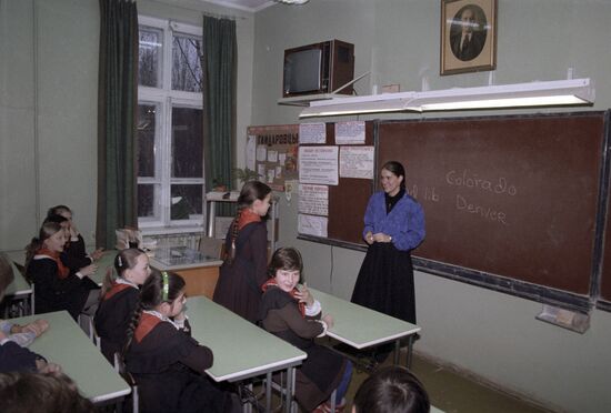 American teachers visit USSR