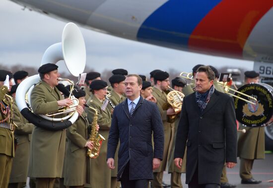 Luxembourg Russia Medvedev