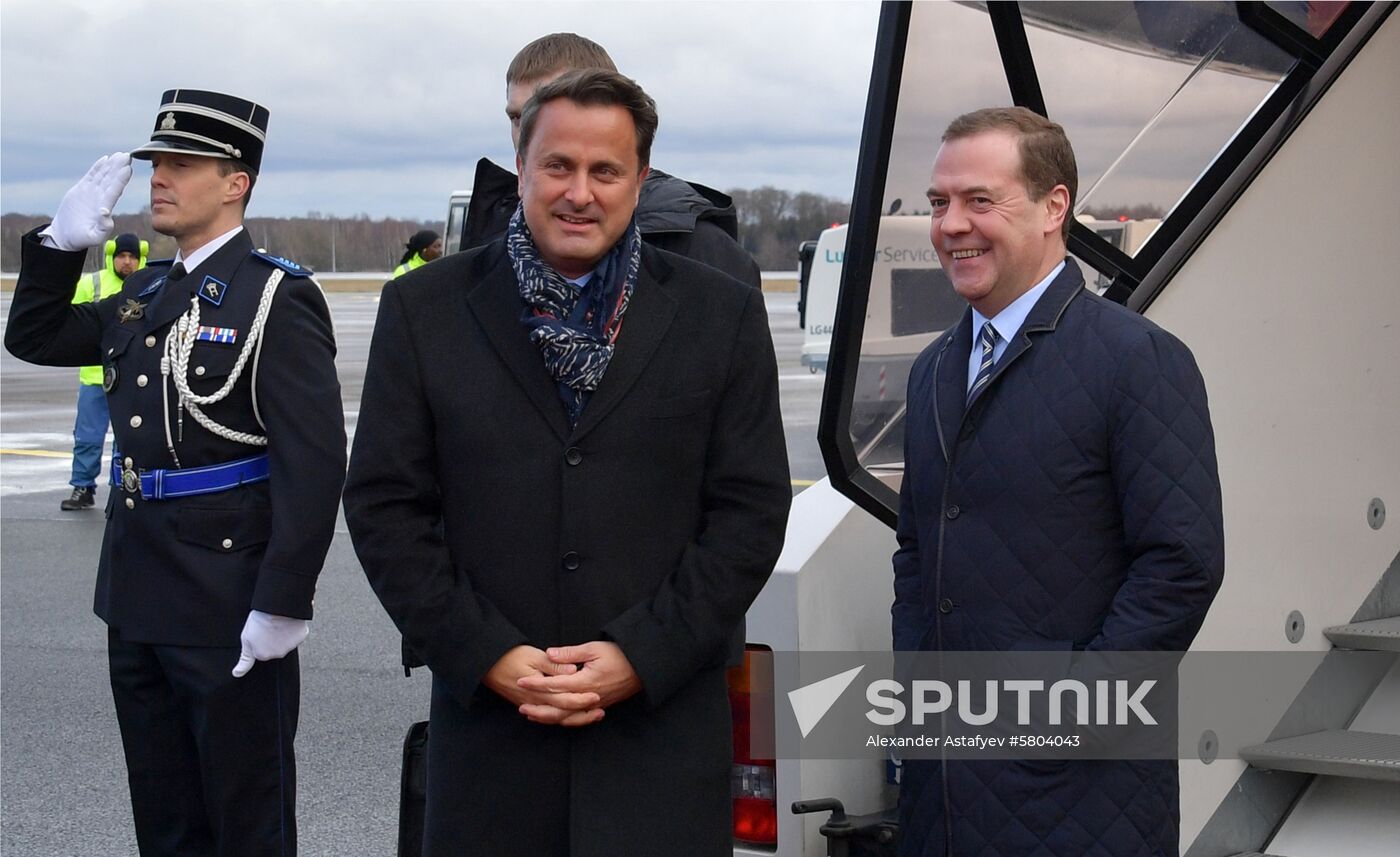 Luxembourg Russia Medvedev