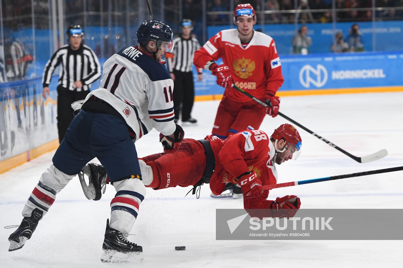 Russia Universiade Ice Hockey Men Russia - US