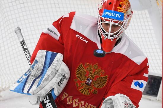 Russia Universiade Ice Hockey Men Russia - US