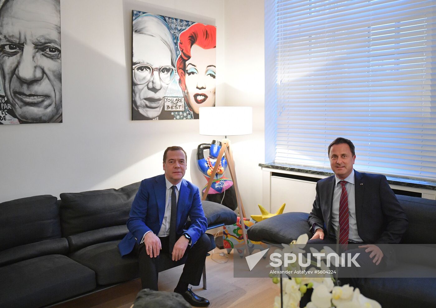 Luxembourg Russia Medvedev