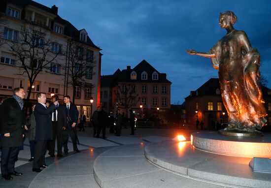 Luxembourg Russia Medvedev