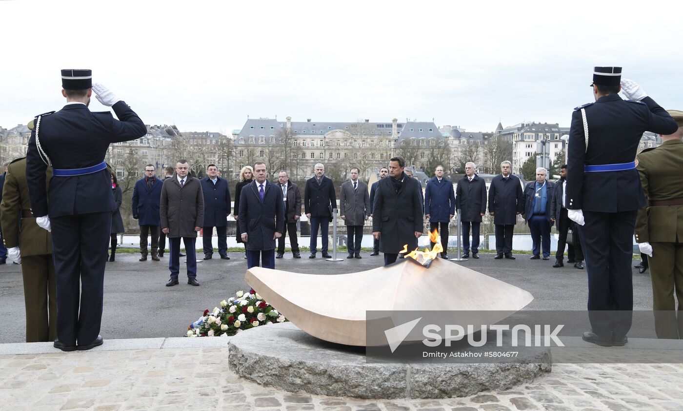 Luxembourg Russia Medvedev