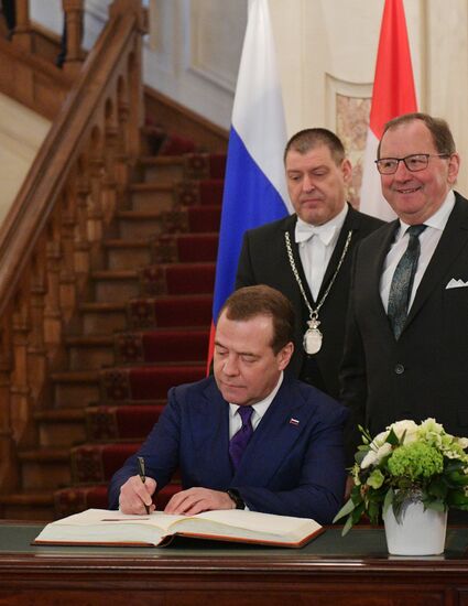 Luxembourg Russia Medvedev