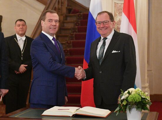 Luxembourg Russia Medvedev