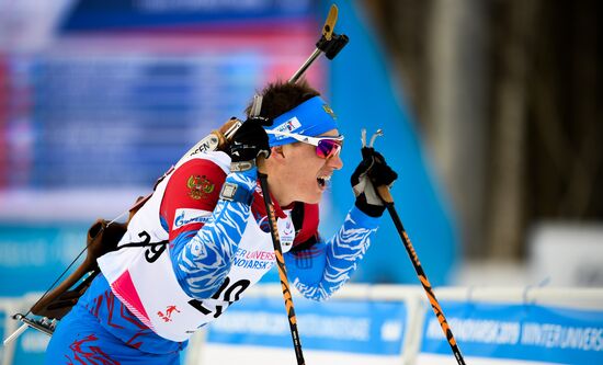 Russia Universiade Biathlon Sprint Men